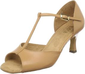 img 4 attached to 👠 Illeana Leather Latin/Salsa/Ballroom Competition Dance Shoe for Women by Bloch Dance: A Perfect Blend of Style and Function