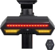 🚴 qrlitos smart bike tail light: usb rechargeable, waterproof, wireless remote, safety turn signals for road and mountain bikes logo