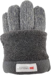 img 1 attached to 🧤 Stay Warm and Stylish with Bruceriver Winter Gloves Thinsulate Melange