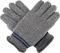 🧤 stay warm and stylish with bruceriver winter gloves thinsulate melange logo