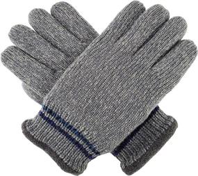 img 4 attached to 🧤 Stay Warm and Stylish with Bruceriver Winter Gloves Thinsulate Melange