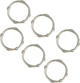 img 1 attached to 🚿 Zenna Home SSR007BN Shower Rings: Durable and Stylish Brushed Nickel Finish