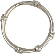 🚿 zenna home ssr007bn shower rings: durable and stylish brushed nickel finish logo