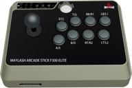 🎮 enhanced mayflash f300 elite arcade stick with sanwa buttons and joysticks for xbox series x/ps4/ps3/xbox one/xbox 360/nintendo switch/android/pc windows/neogeo mini/sega mega drive/sega genesis logo