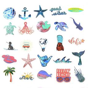img 2 attached to 🔥 TOPCOMWW 50pcs Vinyl Waterproof Stickers Pack: Fun VSCO Stickers for Hydor Flask, Laptop, Skateboard & More!