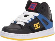 👟 покупайте стильные и прочные детские кеды dc unisex-child pure high-top для скейтбординга. логотип