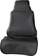 🚗 waterproof universal bucket car seat cover protector - aries 3142-09 seat defender, 58-inch x 23-inch, black logo