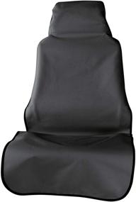 img 4 attached to 🚗 Waterproof Universal Bucket Car Seat Cover Protector - ARIES 3142-09 Seat Defender, 58-Inch x 23-Inch, Black