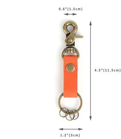 img 2 attached to Vegetable Keychain Scissors Handcraft Handmade Men's Accessories