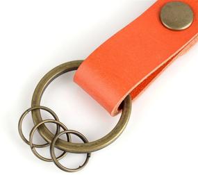 img 1 attached to Vegetable Keychain Scissors Handcraft Handmade Men's Accessories