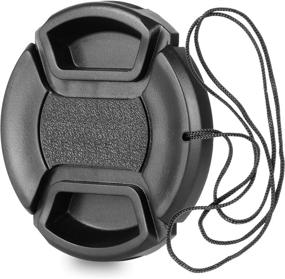 img 4 attached to ChromLives Center Pinch 58mm Lens Cap with Lens Cap Leash Hole Bundle - Compatible with Nikon, Sony, Canon & Other DSLR Cameras - UV Lens Protection (1pcs)