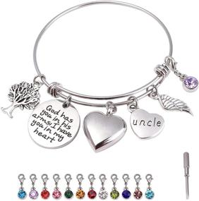 img 4 attached to Girls' Memorial Bracelet with Cremation Jewelry - Keepsake Jewelry