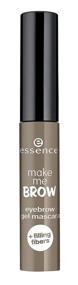 img 2 attached to 👁️ Essence 3-Pack Make Me Brow Eyebrow Gel Mascara (03 Soft Browny Brows): Fiber-Infused, Vegan, Paraben-Free, and Cruelty-Free