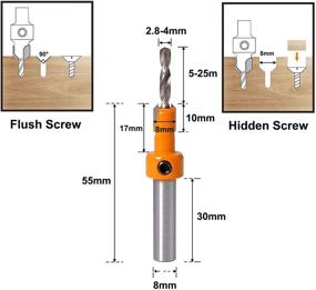 img 3 attached to Countersink Carpentry Countersunk Woodworking Counterbore