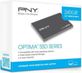 img 1 attached to 💪 PNY Optima 240GB 2.5-дюймовый SSD: улучшенная производительность и надежность