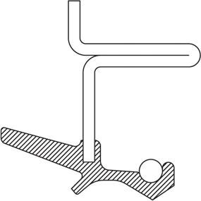 img 1 attached to 🔧 National Axle Shaft Seal (Model 710429) - Enhanced for SEO