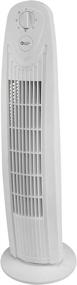 img 4 attached to 🌬️ Comfort Zone CZTF329WT 29-Inch 3-Speed Oscillating Tower Fan with Solid Base, White