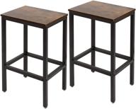 🪑 azl1 life concept bar stools: rustic brown elegance for your home logo