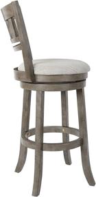 img 3 attached to OSP Home Furnishings Grey Stool