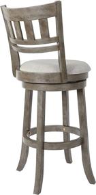 img 2 attached to OSP Home Furnishings Grey Stool