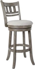 img 4 attached to OSP Home Furnishings Grey Stool