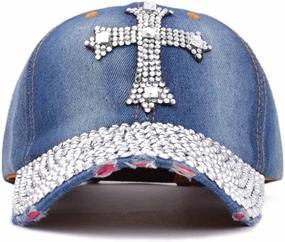 img 2 attached to Song Snapback Women Rhinestones Baseball Outdoor Recreation