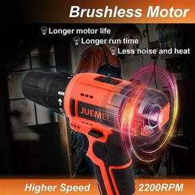 img 3 attached to Powerful Cordless Brushless JUEMEL Lithium 💪 Ion Electric Tool: A Game Changer for Efficiency!