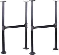 🪛 muzik 30-inch industrial table leg set, vintage grey steel metal pipes for enhancing furniture логотип
