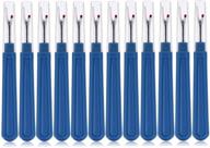 🧵 eshato sewing seam rippers: a versatile set of 12 stitch thread unpickers & cutters for crafting logo