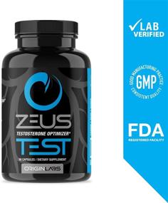 img 1 attached to 💪 ZEUS TEST - Men's Testosterone Booster - Workout Supplements for Performance - Male Enhancement Pills - 90 Capsules