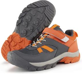 img 4 attached to OUTVENTURE Outdoor Hiking Lightweight Trekking Boys' Shoes - The Perfect Outdoor Footwear for Adventurous Boys