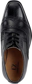 img 1 attached to LIBERTYZENO Men's Genuine Leather Gliders Shoes, Loafers & Slip-Ons