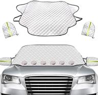 🌨️ golufomi windshield cover for ice and snow: ultimate protection for cars, suvs, and trucks in all weather logo