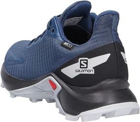 img 2 attached to Кроссовки для бега Salomon ALPHACROSS - Мальчики Caspia Heather Обувь