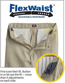 img 2 attached to 👖 Dickies Little Stretch Regular Boys' Khaki Pants