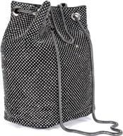 💎 ayliss women's full rhinestones mini crossbody bag - shinny bling clutch purse handbag logo