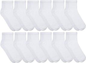 img 2 attached to 🧦 Wholesale Yacht Smith Cotton Ankle Socks
