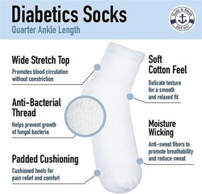 img 1 attached to 🧦 Wholesale Yacht Smith Cotton Ankle Socks