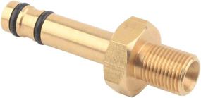 img 1 attached to 🔌 Gurlleu 1/8 BSPP to PCP Paintball Fill Probe Replacement Adapter: Brass Air Tool Fittings for BSA R10/T10 - Quality and Compatibility Assured