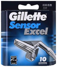 img 3 attached to 🪒 Gillette Sensor Excel - 30 Count (3 x 10 Pack): Precision Shaving Blades for Smooth Results