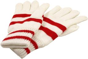 img 4 attached to Soft Striped Winter Insulated Gloves