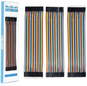 img 4 attached to 🔌 REXQualis 120pcs 20cm Breadboard Jumper Wires Dupont Wire Kit - 40pin Male to Female, Male to Male, Female to Female for Arduino, DIY, Raspberry Pi 2 3