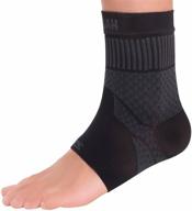 🏃 zensah ankle support - compression ankle brace for running & sports - helps with sprains, tendonitis & pain logo