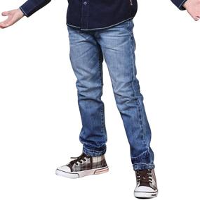 img 1 attached to 👖 Leo Lily Boys Jeans – Light, Stylish Boys' Clothing for Every Occasion