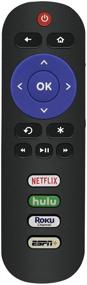 img 2 attached to 📱 Enhanced IR Remote RC280 for TCL 4K UHD Roku Smart LED TVs - Compatible with Multiple Models: 28S305 43S405 49S305 49S405 49S325 49S517 32S325 55R617 65C807 55P607 32S305 43S305 50S425 55C807 55S405 55S517 55S403 - NETFLIX & Hulu Shortcut Keys Included