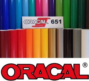 img 1 attached to Assortment of 4 Rolls - Oracal 651 Glossy Vinyl, 12-inch x 6-foot Rolls