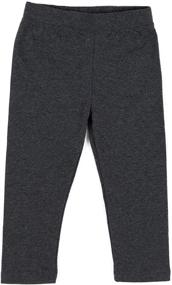 img 1 attached to 👖 Leveret Girls Legging Cotton Ankle Length Kids & Toddler Pants (Sizes: Toddler-14 Years) in a Wide Range of Vibrant Colors