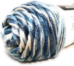 img 2 attached to 🌙 Blue Moon Soft & Shiny Yarn by Loops & Threads - 4 ounces, 1 Ball