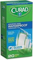 curad clear waterproof adhesive strips logo