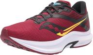 saucony mens running mulberry black logo